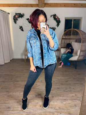 Take Charge Mineral Wash Jean Jacket