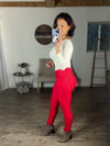 Feel The Stretch Pants (Red)