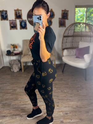 Spooky Pumpkin Butter Joggers