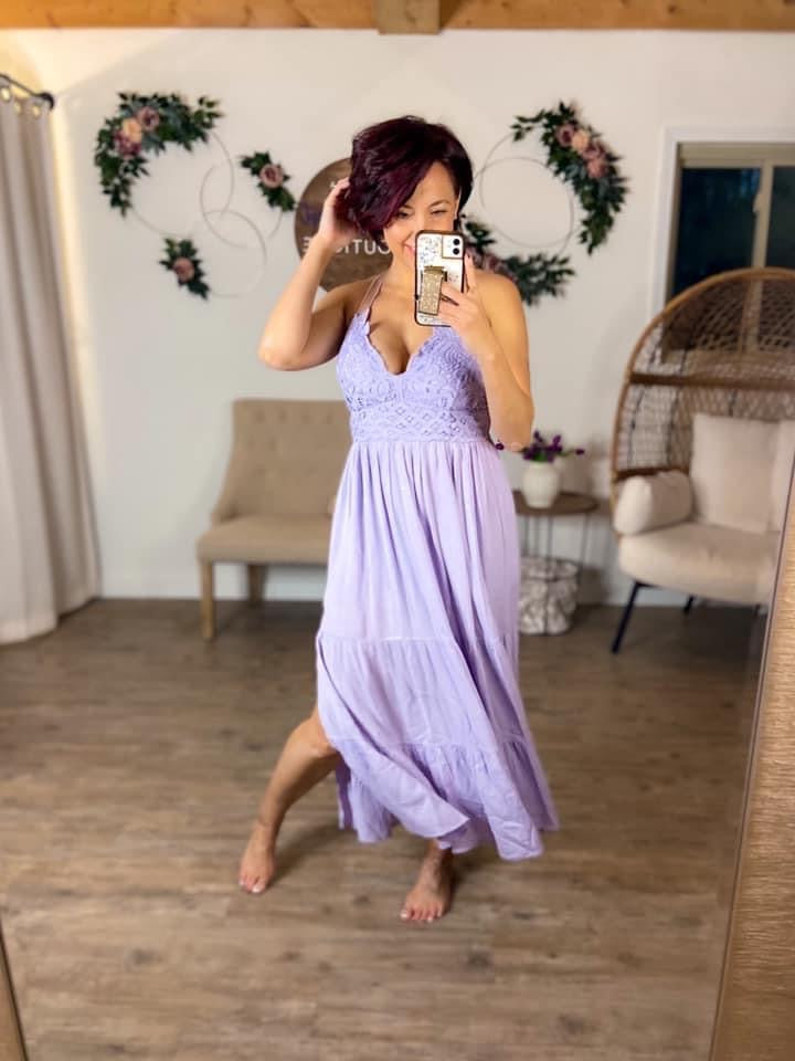 SIMKHAI Marli Maxi Dress in Lavender | REVOLVE