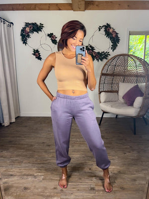 The Perfect Fit Joggers (Dusty Purrple)