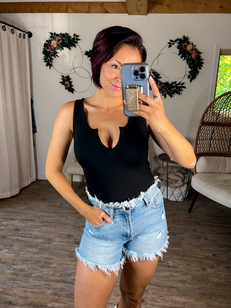 All About the Basics Butter Bodysuit (Black)
