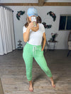 Spring Time Joggers (Hot Green)