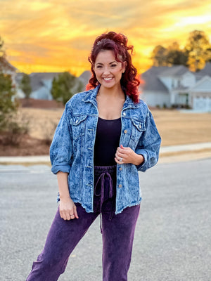 Take Charge Mineral Wash Jean Jacket