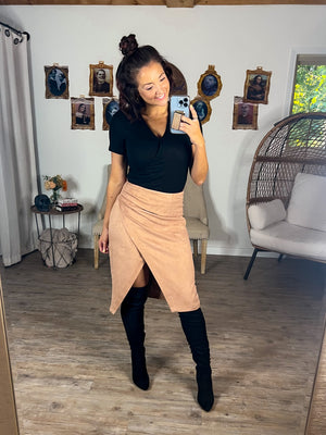 Made For More Suede Skirt