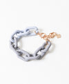 Two Toned Chunky Linked Chain Bracelet
