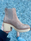 Elevate Yourself Suede Chunky Bootie