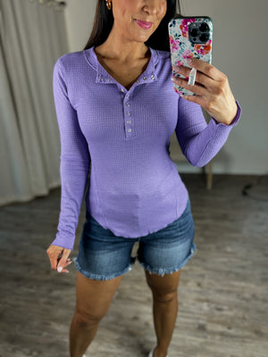 Brighten Up Your Day Top (Lavender)
